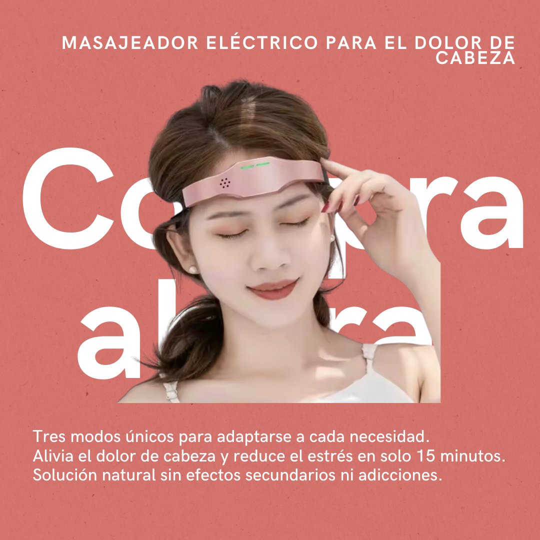 Masajeador cabeza para migraña, insomnio