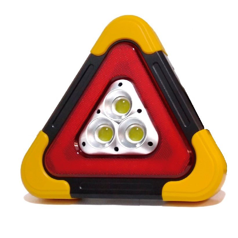 LINTERNA TRIANGULAR LED SOS 18X4CM