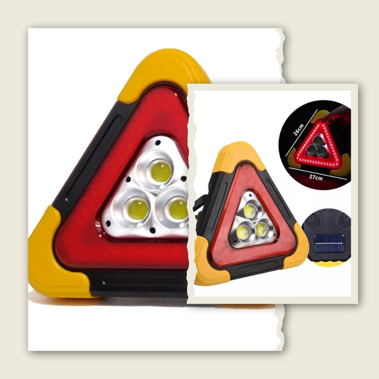 LINTERNA TRIANGULAR LED SOS 18X4CM