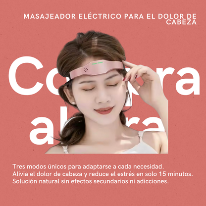 Masajeador cabeza para migraña, insomnio